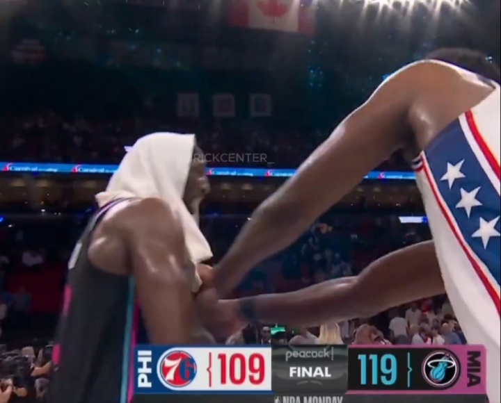 开云体育-好兄弟打你怎么了？恩比德&amp;热巴赛后热聊掐喉 前者：我根本没犯规